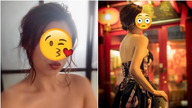 TVB前新闻之花母女全裸浸浴仅披浴巾，打马赛克难掩丰满身材更添遐想？