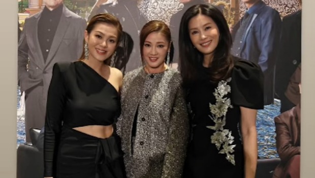 梁丽翘21日在IG上晒出与翁嘉穗(中)和TVB主席许涛夫人陈祉妤的合照,陈祉妤随后在IG Story中转载该帖文。 梁丽翘21日在IG上晒出与翁嘉穗(中)和TVB主席许涛夫人陈祉妤的合照,陈祉妤随后在IG Story中转载该帖文。