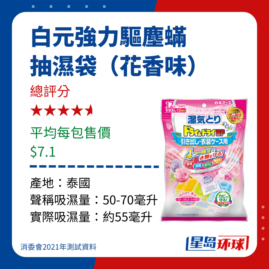 白元强力驱尘螨抽湿袋(花香味) 白元强力驱尘螨抽湿袋(花香味)