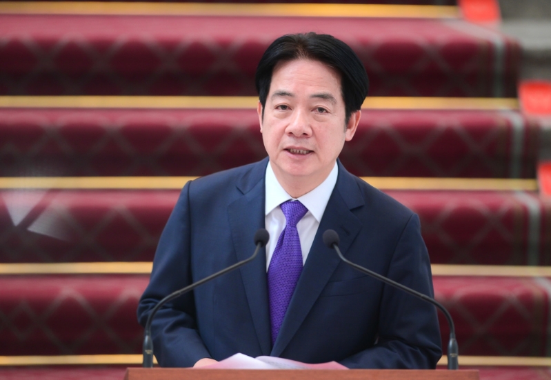 根据《美丽岛电子报》日前公布的2月国政民调，总统赖清德的满意度持续下探。（中时资料照）