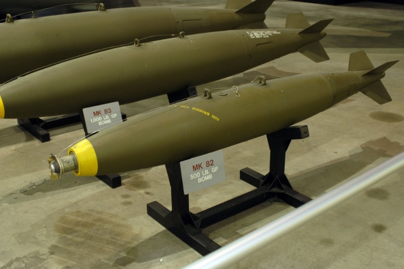 Mk-82无导引低阻炸弹，广泛装备于西方国家的空军。