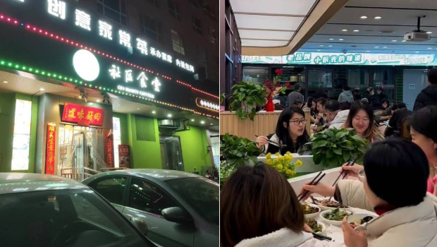 内地原来主打长者客群的社区食堂，越来越多年轻人也爱光顾。小红书＠湘粤行、小猫不会吃鱼
