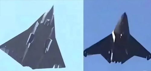 中国去年底公开试飞的两款六代机。