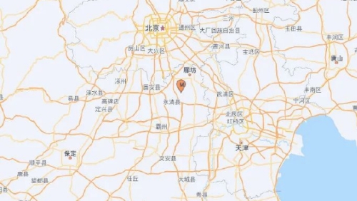 河北廊坊发生2.2级地震