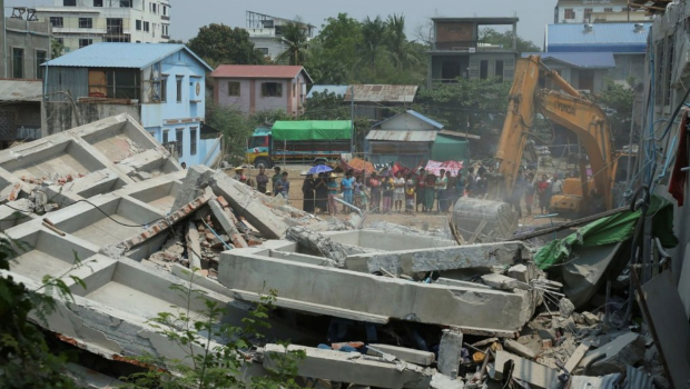 缅甸地震｜死亡人数增至3085，灾区下周降雨加剧爆疫风险