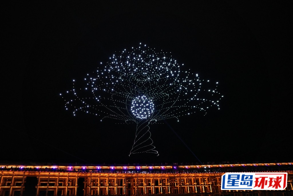 One World, One Planet. 无人机表演