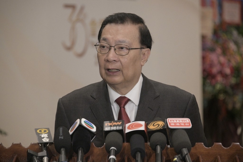 全国港澳研究会副会长谭耀宗。