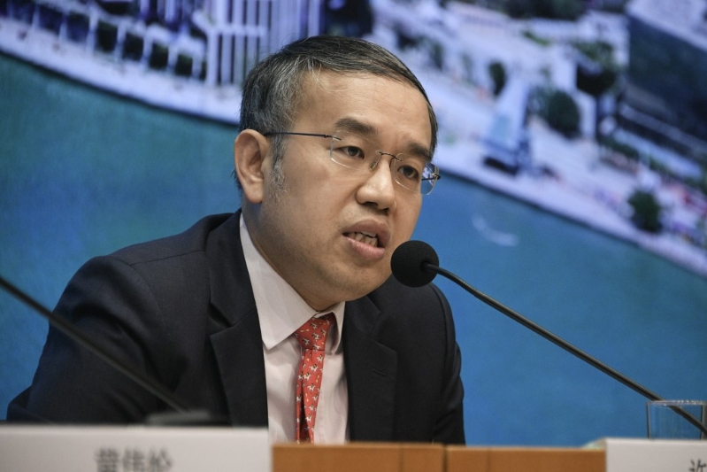 許正宇表示，在推動虛擬資產市場發展方面，政府未來會規管穩定幣的發行人。陳浩元攝