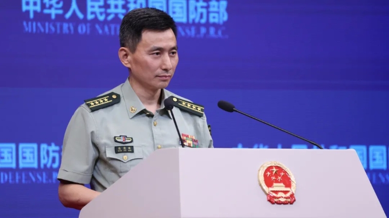 国防部新闻发言人张晓刚