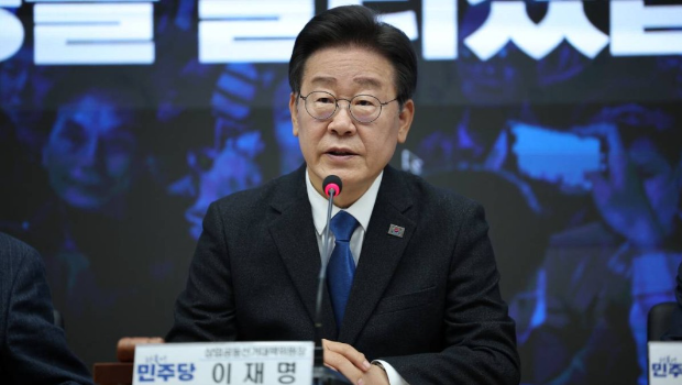 韩国总统候选人李在明。