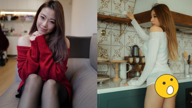 俞可程内裤上阵晒长腿，27岁落选港姐成《东张西望》主持
