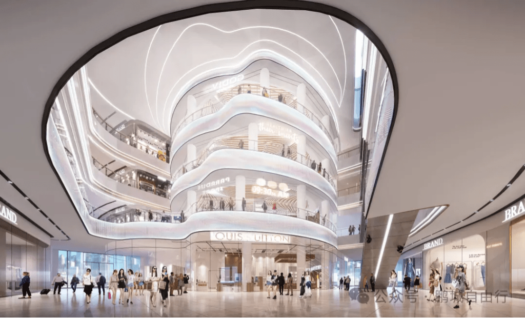 商场的总建筑面积达73万平方米，主打年轻、时尚及潮流品味市场