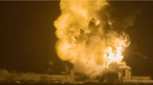 “星舰”36号飞船18日静态测试时爆炸。NASA