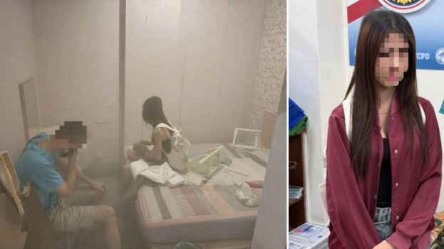 台中警方破获一个应召站，发现有变性人在卖淫。网图