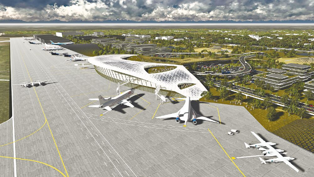 美国积极发展太空港计划，由美国联邦航空总署（FAA）主导，图为太空港示意图。