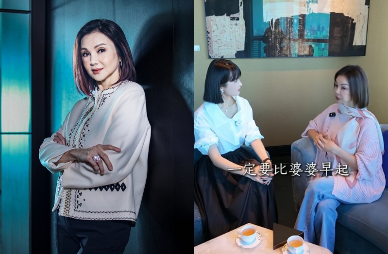 谢玲玲谈过去豪门婚姻。