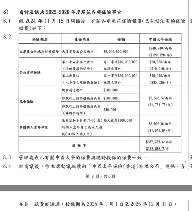 料保费不会因单一事件增加