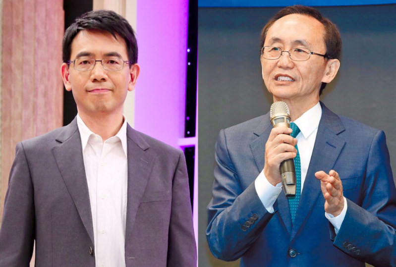 劉寶傑(左)打臉在野獨裁說，稱跑新聞30幾年沒聽過，吳子嘉(右)揶揄稱可申請專利。（合成圖／羅永銘攝、資料照）