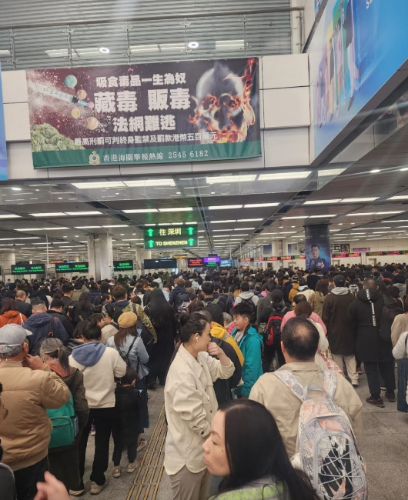 圣诞节长假期25日开始，各口岸早上起繁忙