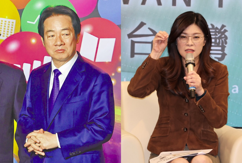 鄭麗文(右)看穿賴清德(左)挑釁對岸、毀憲亂政的招數，直言賴已把自己的路走絕了。（合成圖／姚志平攝、資料照）