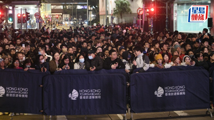 内地客专程来港跨年