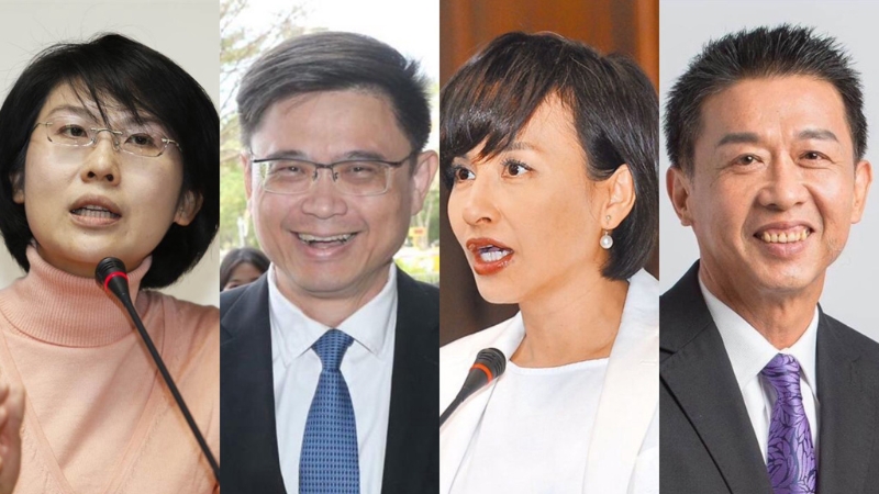 左起为民进党“立委”林岱桦、赖瑞隆、邱议莹、许智杰 左起为民进党“立委”林岱桦、赖瑞隆、邱议莹、许智杰