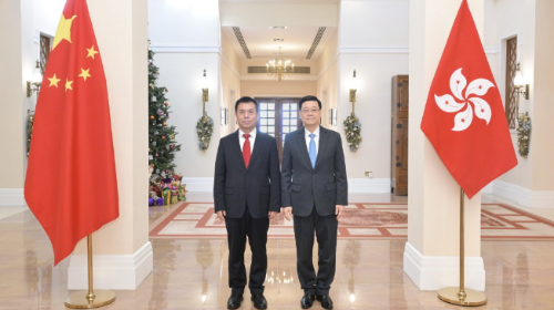 李家超晤国家衞健委主任雷海潮