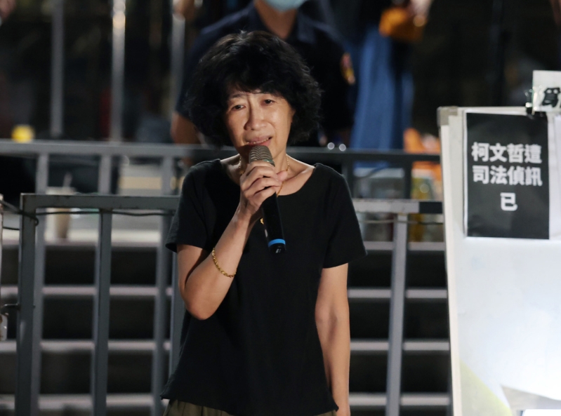 前民众党主席柯文哲妻子陈佩琪 前民众党主席柯文哲妻子陈佩琪