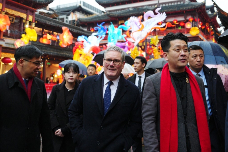 英国首相斯塔默转抵上海继续访华行程。