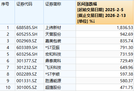 蛇年十大牛股