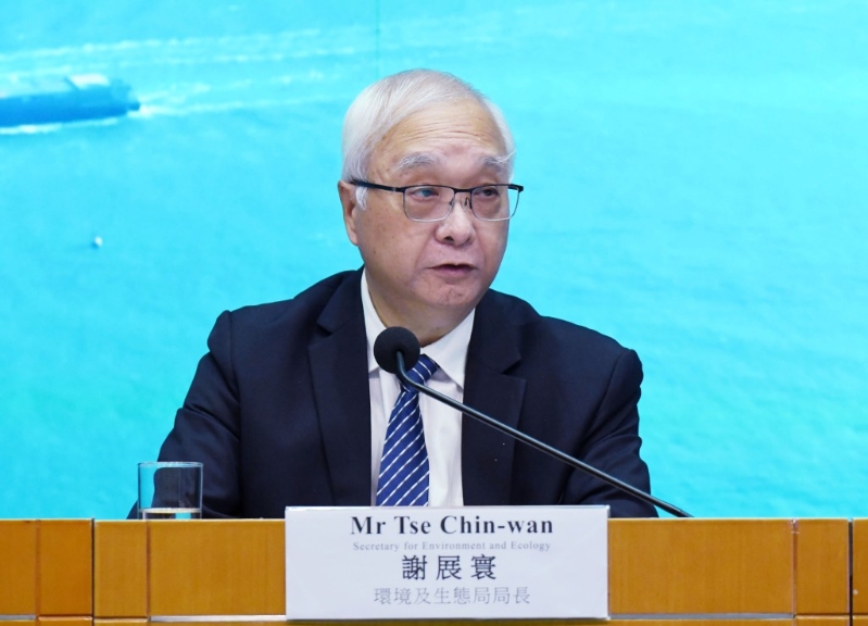环境及生态局局长谢展寰。