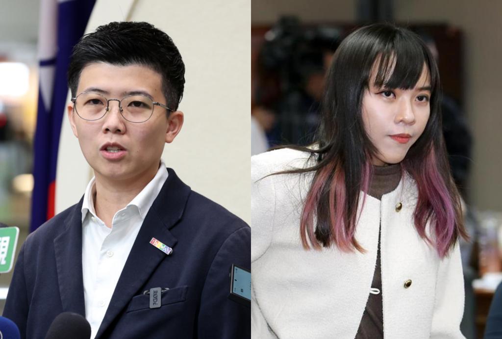 社民党台北市议员苗博雅(左)、绿委黄捷(右)疑似被“返核”发夹弯打得措手不及，开始跳针(1)