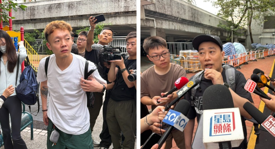 宏福苑执拾︱第二日宏新阁开放上楼，居民忐忑：想纪录最后一次返程