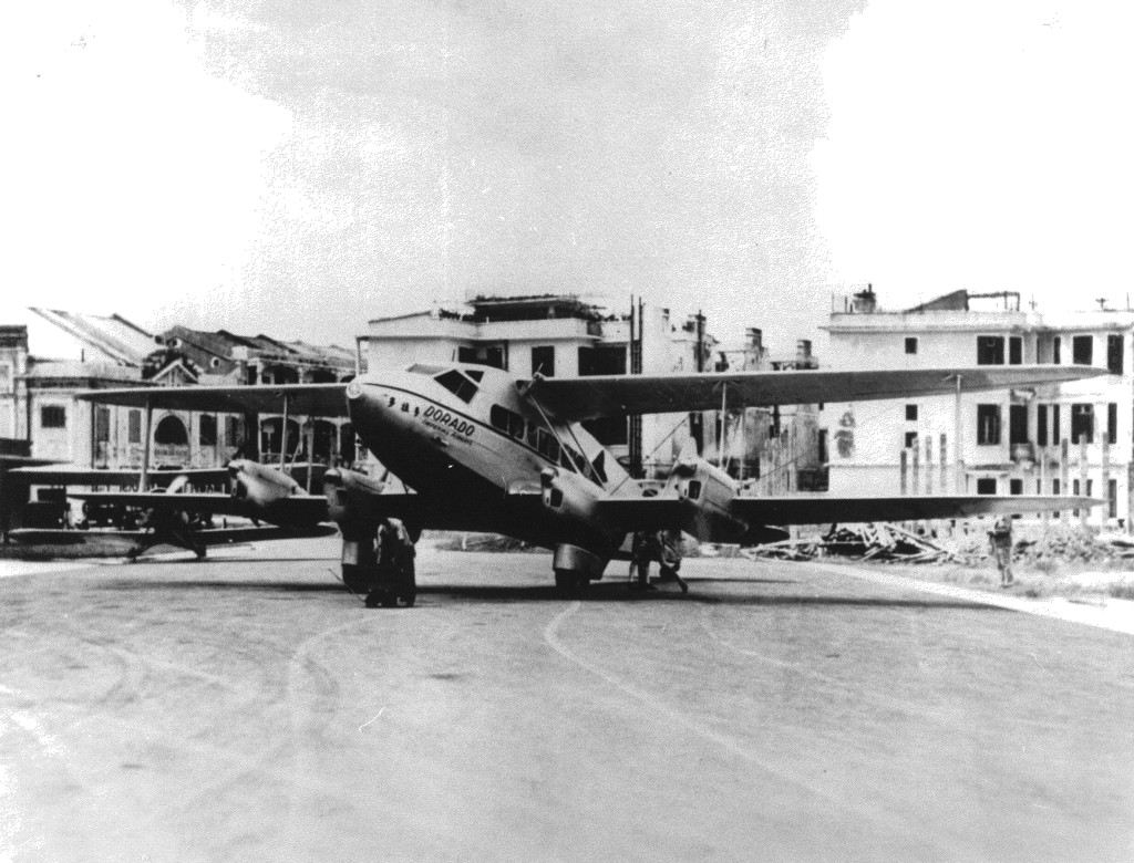 1936年3月24日，首班定期航班抵逢启德。