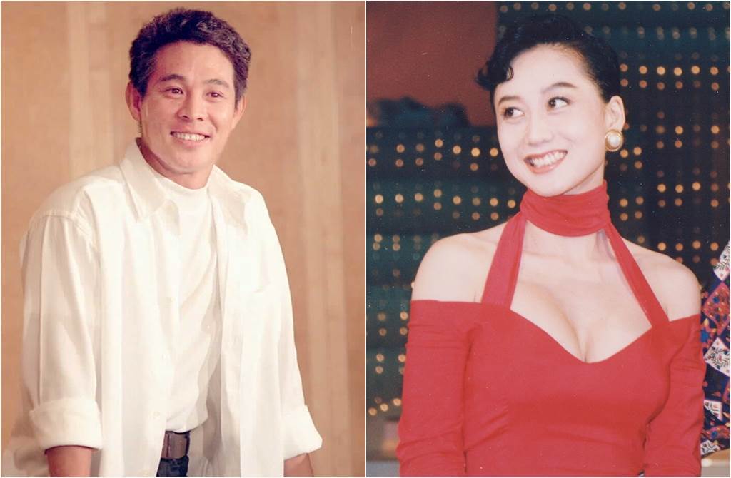 李连杰和现任妻子利智。