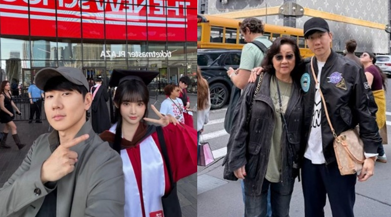 林俊杰飞纽约见证小22岁女友毕业