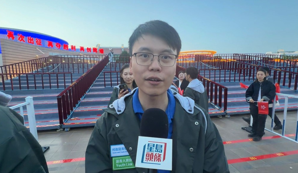 香港市民刘先生希望更多年轻人登上太空舞台。
